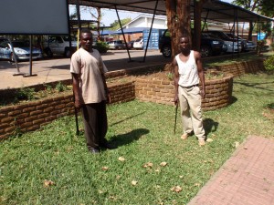 gräsklippare i Malawi