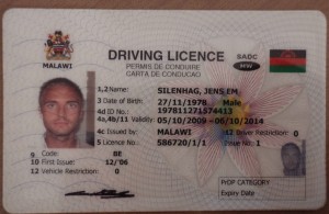 Driver licence